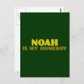 Noah ist mein Homeboy Postkarte (Vorne/Hinten)
