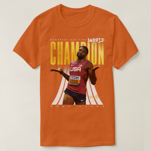 Noah Lyles T-Shirt (Design vorne)