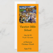 NOAH MALERIERUNG: EINLADUNG DER FREIZEITSCHULE (Vorne/Hinten)