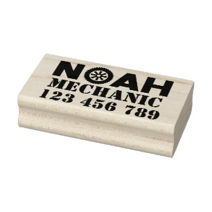 Noah Mechanic Rubber Briefmarke Gummistempel