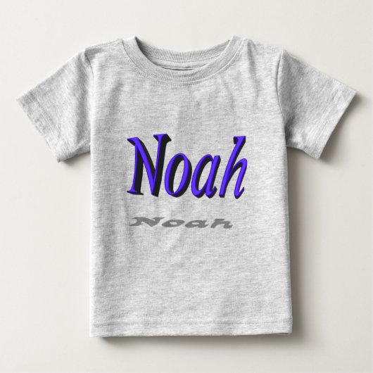 Noah-Name Baby T-shirt (Vorderseite)