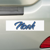 Noah Name blue Aufkleber Sticker Autoaufkleber (Auf Auto)