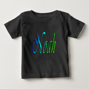 Noah, Name, Logo, Black T - Shirt des Babys