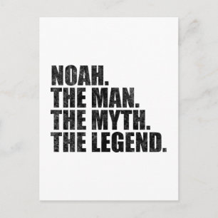 Noah Name, Noah Der Mann Der Mythos Die Legende Postkarte