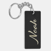 Noah Name whitegold Schlüsselanhänger Anhänger (Vorderseite links)