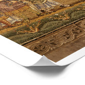 Noah nimmt die Tiere in die Arche, Mosaik in der Poster (Ecke)