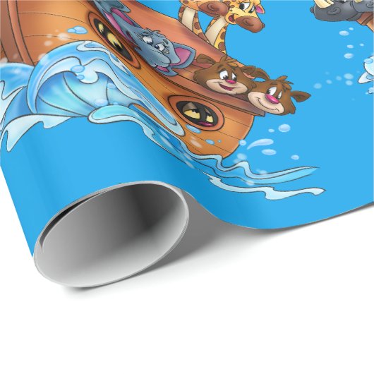 Noah-Packpapier Geschenkpapier (Rolleneckpunkt)