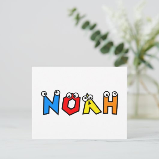 Noah Postkarte (Stehend Vorderseite)