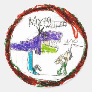 Noah: Runder Aufkleber