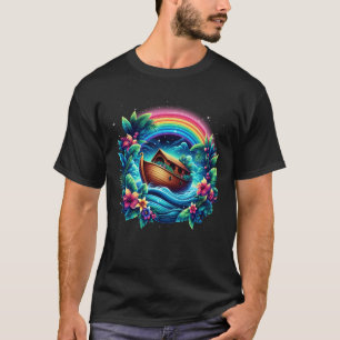 Noah_s Ark Christlich Rainbow Religiöse katholisch T-Shirt