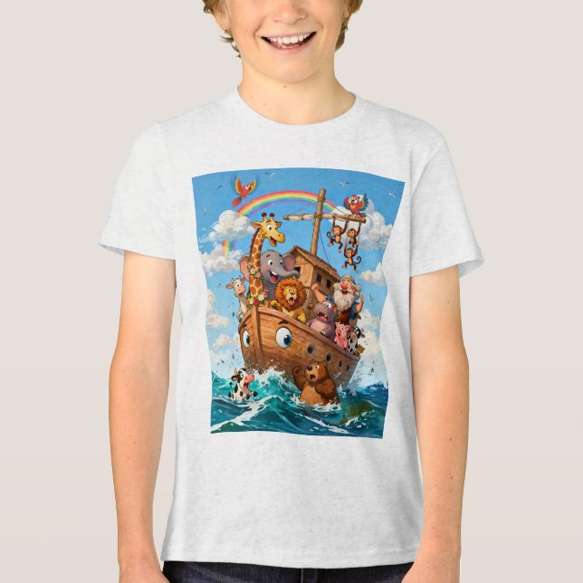 Noah’s Great Ark Adventure  Tri-Blend Shirt (Vorderseite)