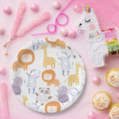 Noah-Sammlungs-Zoo-Tier-PapierTeller Pappteller (Party)