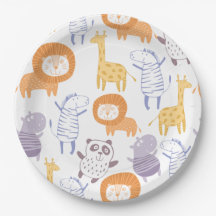 Noah-Sammlungs-Zoo-Tier-PapierTeller