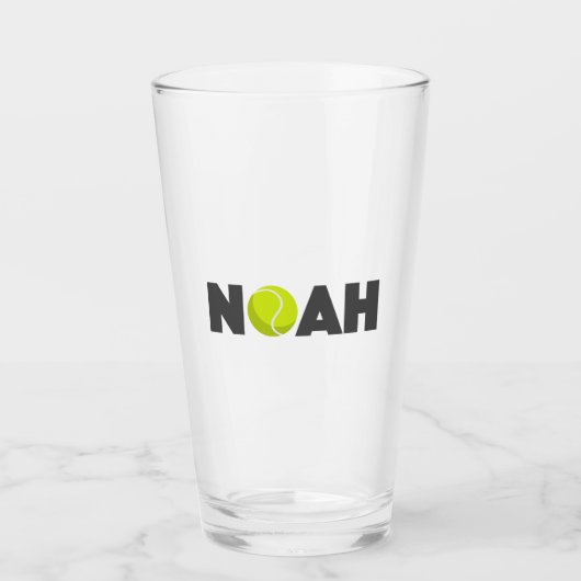 Noah Tennis Glas (Vorderseite)