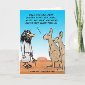 Noah trifft einige Australier Karte (Vorderseite)