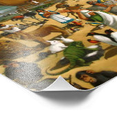 Noah und die Arche: Große Malerei, Bibelgeschichte Fotodruck (Ecke)