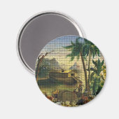 Noah und die Arche Magnet (Vorderseite/Rückseite)