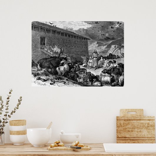 Noah und die Arche Poster (Küche)