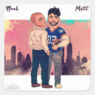 Noah und Matt Sticker