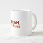 NOAH verändert Live-Coffee-Tasse Jumbo-Tasse (Vorderseite Rechts)