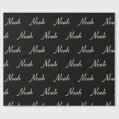 Noah Vorname Name edles Geschenkpapier Papier (Flach)