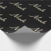 Noah Vorname Name edles Geschenkpapier Papier (Ecke)