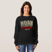 Noah war ein Verschwörungstheoretiker, dann regnet Sweatshirt (Vorne ganz)