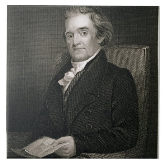 Noah Webster (1758-1843) graviert von Frederick W. Fliese (Vorderseite)