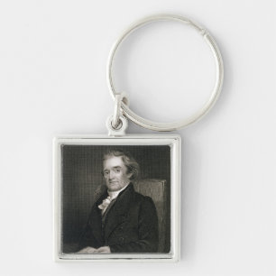 Noah Webster (1758-1843) graviert von Frederick W. Schlüsselanhänger