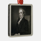 Noah Webster (1758-1843) graviert von Frederick W. Silbernes Ornament (Rechts)