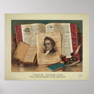 Noah Webster Der Schulmeister der Republik Poster