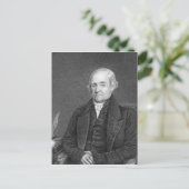 Noah Webster graviert von G. Parker Postkarte (Stehend Vorderseite)