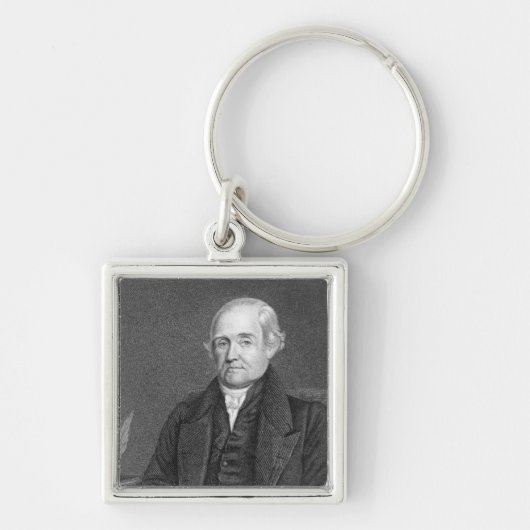 Noah Webster gravierte durch G. Parker Schlüsselanhänger (Vorne)