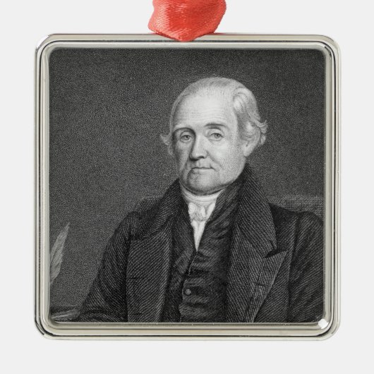 Noah Webster gravierte durch G. Parker Silbernes Ornament (Vorne)