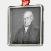 Noah Webster gravierte durch G. Parker Silbernes Ornament (Links)