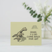 Noah, Y U No come back for us? Postkarte (Stehend Vorderseite)