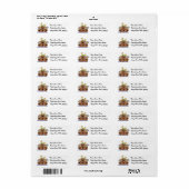 Noah'a Ark-Adressetiketten (Vorne)