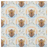 Noah's Arc mit Tieren segeln in Faith Stoff (Muster)