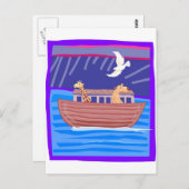 Noah's Arch Christlich Artwork_2 Postkarte (Vorne/Hinten)