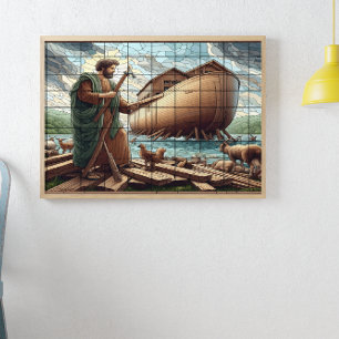 Noahs arche Arbeit des Glaubens Poster