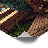 Noahs arche Arbeit des Glaubens Poster (Ecke)