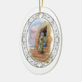 Noahs Arche auf See Keramik Ornament (Links)