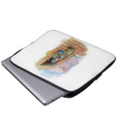 Noahs Arche auf See Laptopschutzhülle (Vorne Knopf)