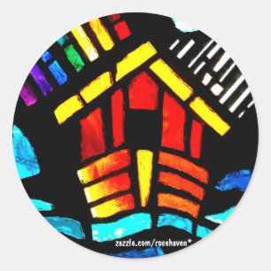 Noahs Arche-Aufkleber Runder Aufkleber