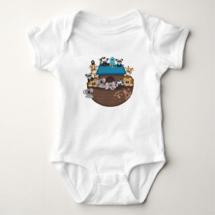 Noahs Arche-Baby-Jersey-Bodysuit Baby Strampler