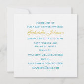 Noahs Arche-Babyparty-Einladung Einladung (Rückseite)