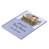 Noahs Arche-Babyparty-Gast-Buch Notizblock (Linke Seite)