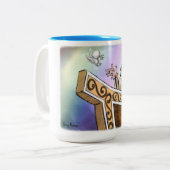 Noahs Arche Becher Zweifarbige Tasse (Vorderseite Links)