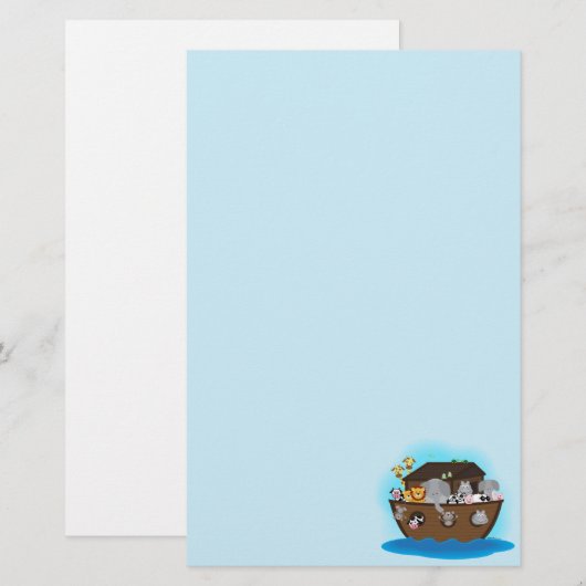 Noahs Arche Briefpapier (Vorne/Hinten)