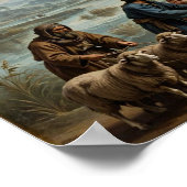 Noah's Arche — Da Vinci Stil Poster (Ecke)